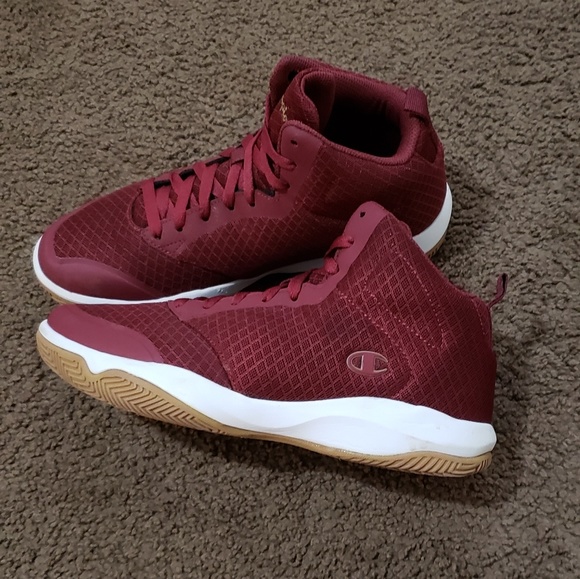champion basketball shoes brown